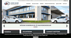 Desktop Screenshot of eurogumi.hu